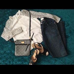 Women’s long sleeved blouse.